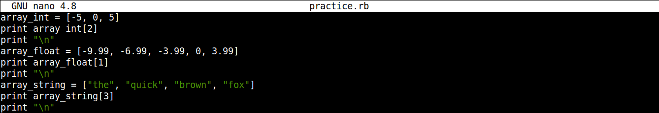 Data Types in Ruby 7