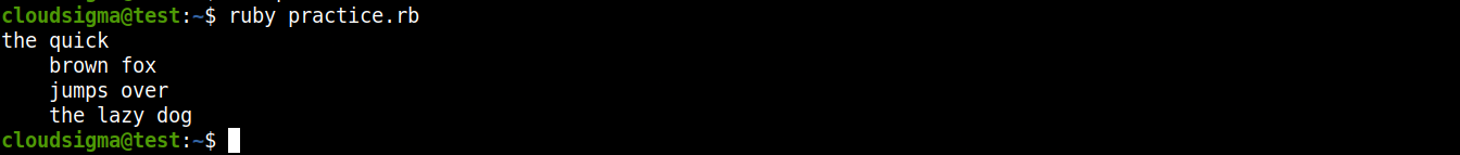 Strings in Ruby 9