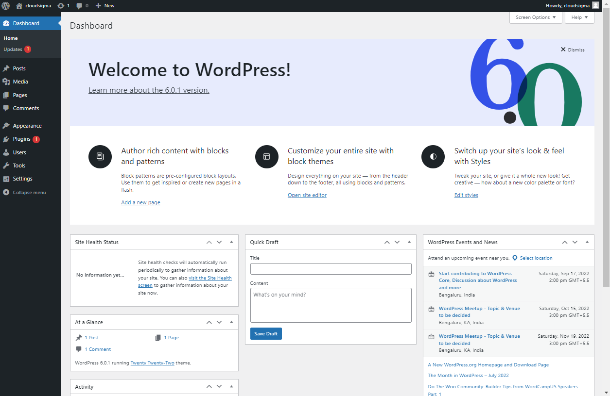 Homepage