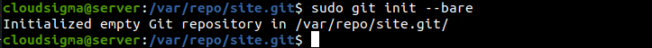 Deployment with Git screenshot 2