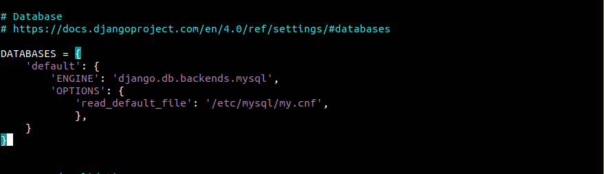 DATABASES