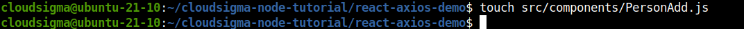 Axios React code screenshot 2