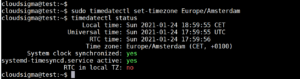timedatectl status