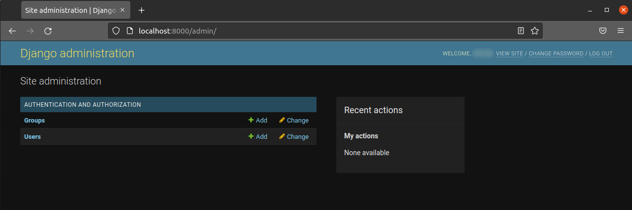 Installing Django image 1