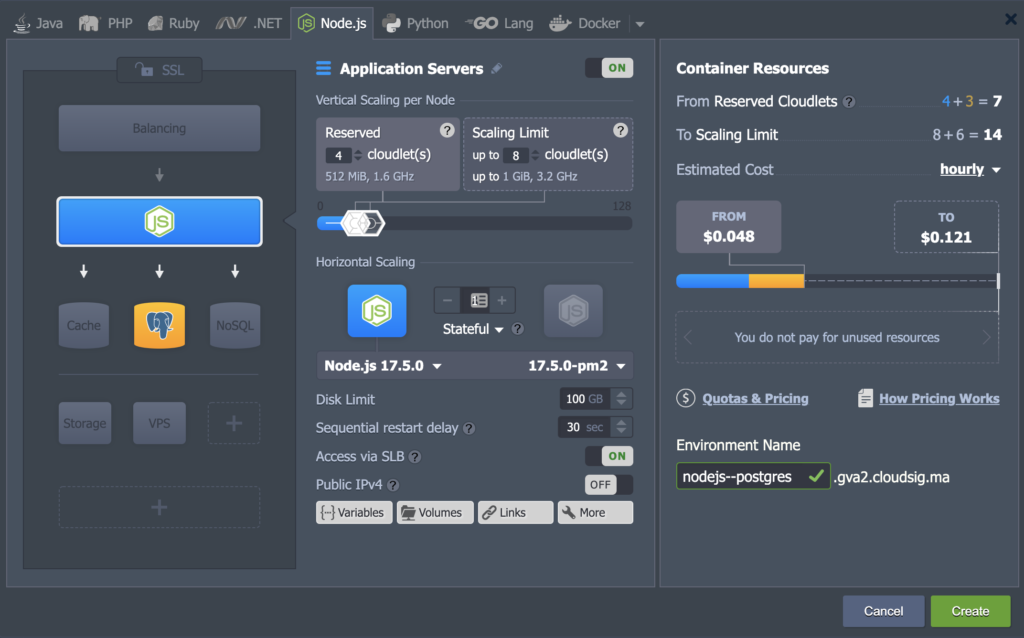 Node.js Application 1