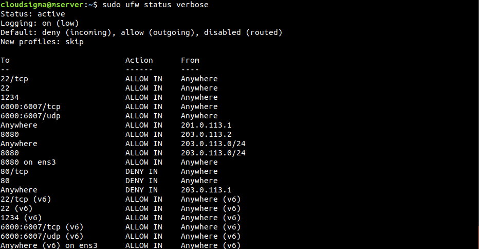  firewall with UFW on Ubuntu 18.04. 2