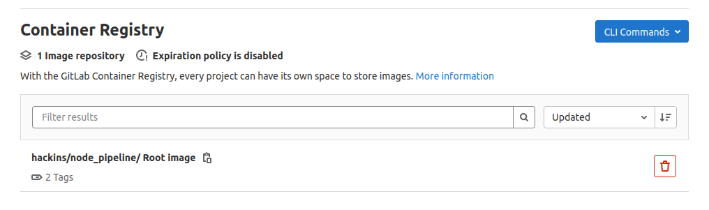 container registry
