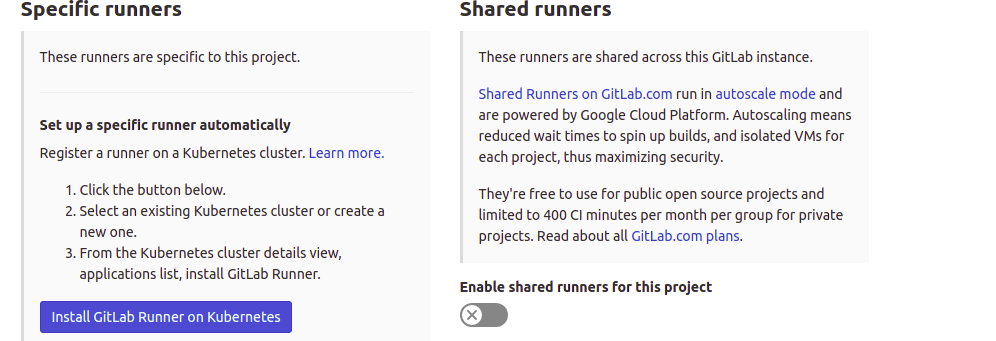 GitLab instance