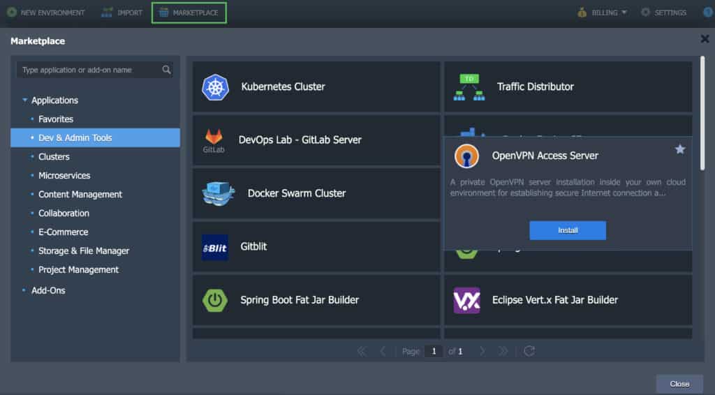 2- OpenVPN Server Software Installation screenshot