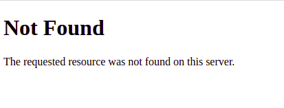 not found