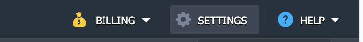 PaaS Dashboard billing