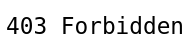 error 403