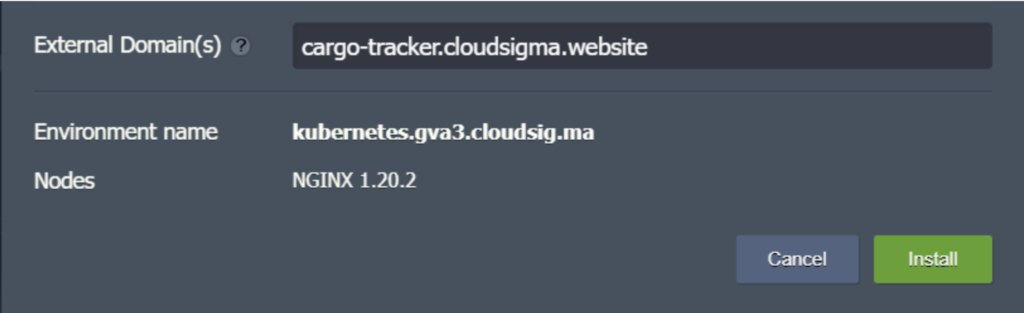 7-Public IP for Access to Kubernetes Application in Jelastic PaaS-