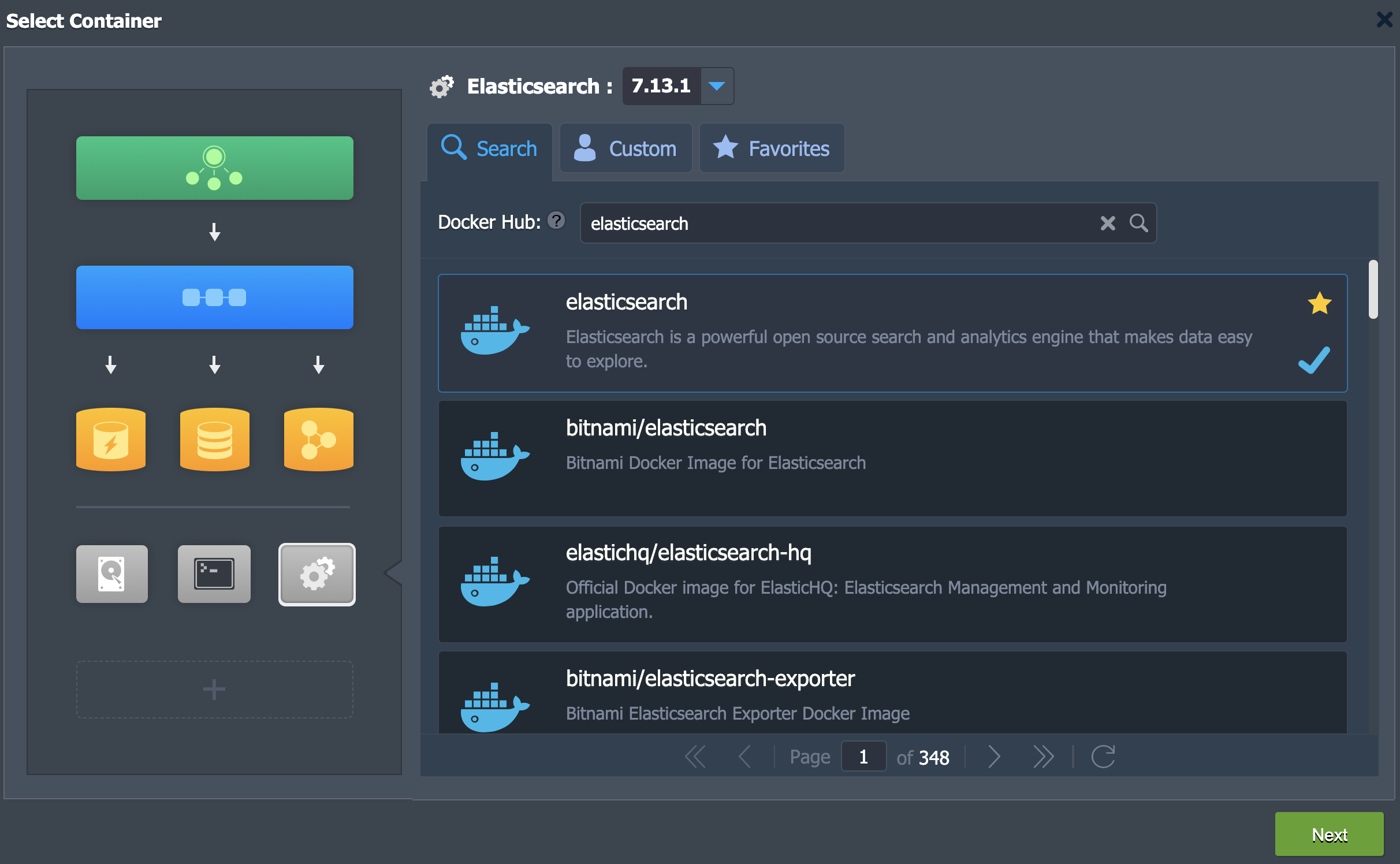 Docker containers