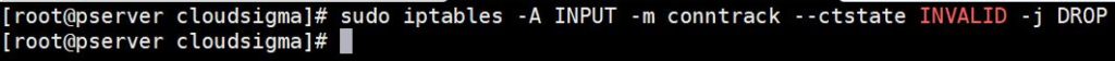 Dropping Invalid Packets