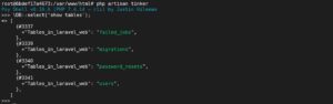 laravel_web database