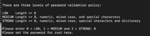 password strength