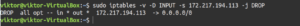 Delete rules by specification