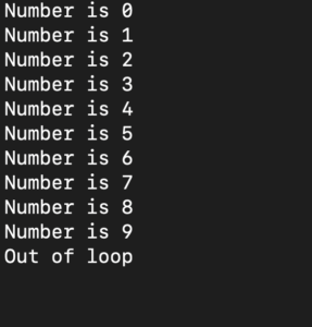pass output