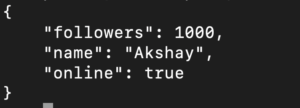 json object
