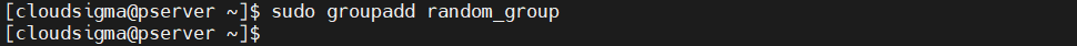 Users on CentOS Groupadd