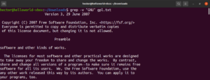 invert grep