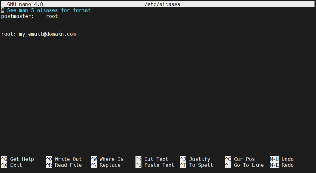 Postfix Newaliases