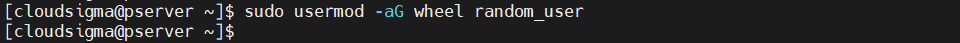 Usermod