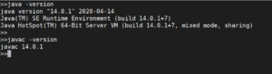 Checking the installed versions