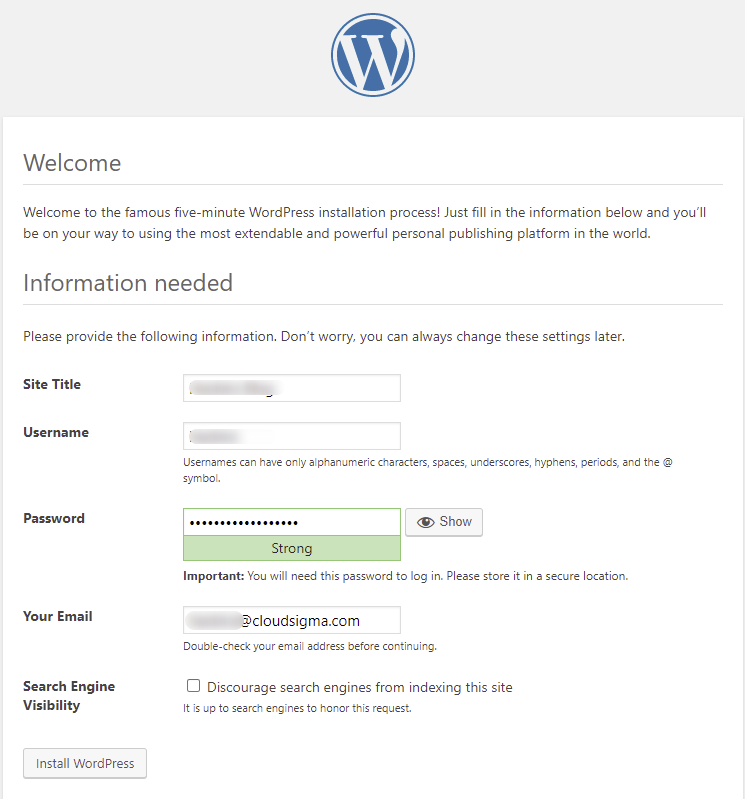 WordPress with Docker 5