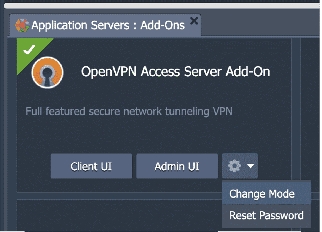 17-change Mode OpenVPN
