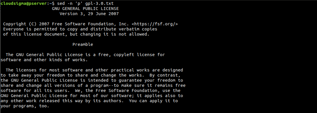 Sed Stream Editor & Manipulating Text in Linux- CloudSigma