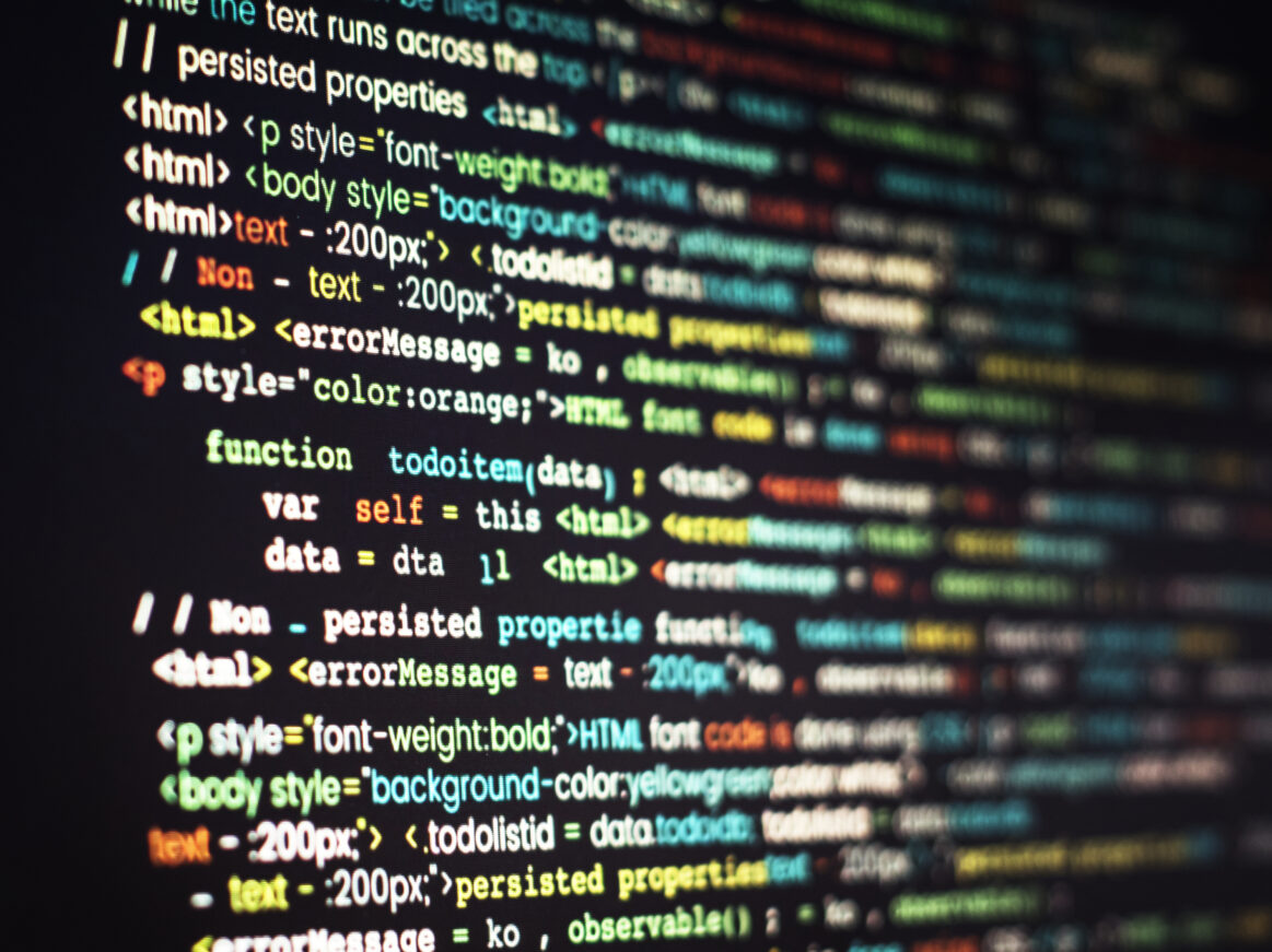 Computer Program Coding Screen 1163x871