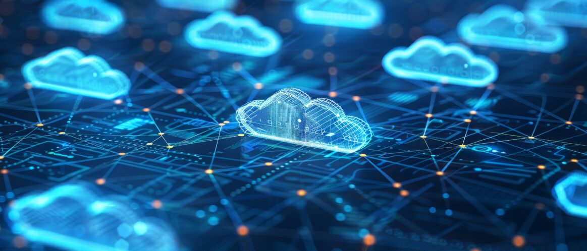Depiction Cloud Computing System Scalability Illustrating Network Dynamically Growing Handle Increased Data Real Time 1163x498