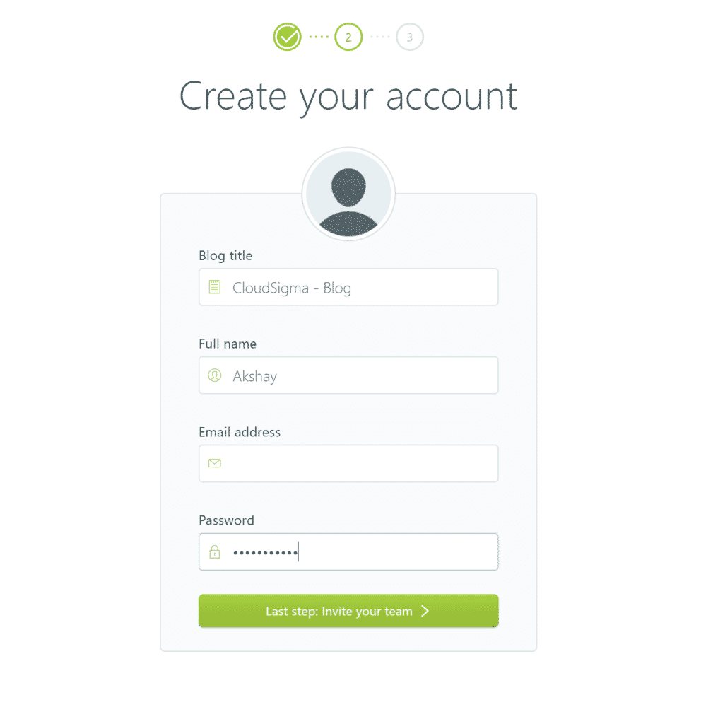 Account Creation