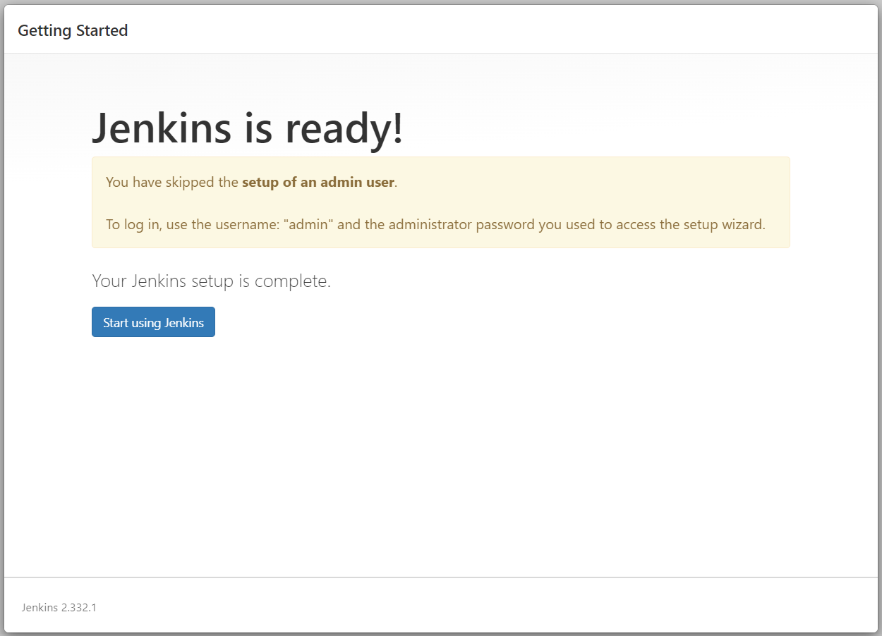 Jenkins UI