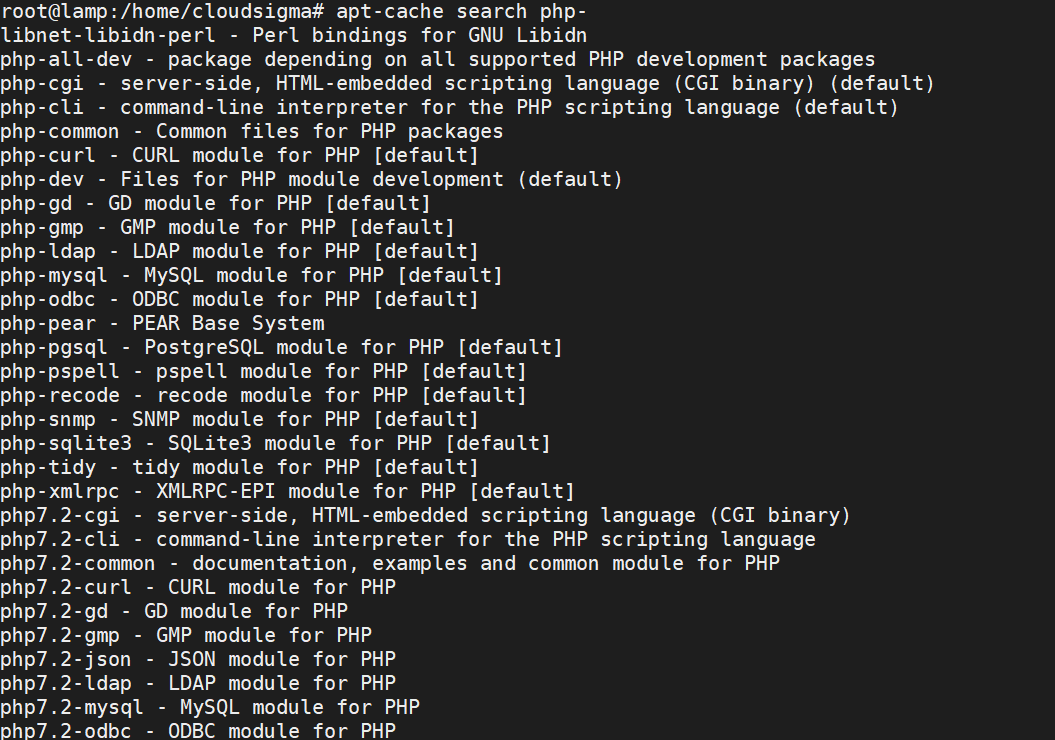 LAMP Stack Setup - Linux Apache MySQL PHP • CloudSigma